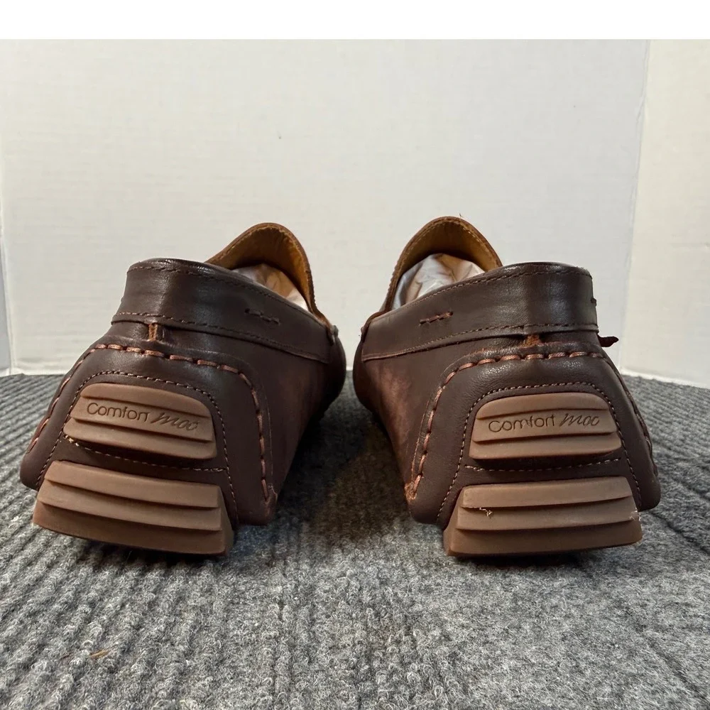 Marc Joseph New York Mens Whiskey Brown Leather Driving Loafers MJ5529 12